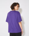 Women's T-Shirt in Jersey, Purple Philippe Model - 4