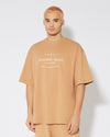 Men's T-Shirt in Jersey, Biscuit Philippe Model - 3