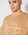 Camiseta de punto para hombre - Marrón galleta Philippe Model - 5
