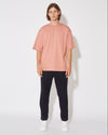 Men's T-Shirt in Jersey, Pink Philippe Model - 6