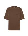 Men's T-Shirt in Jersey, Walnut Philippe Model