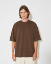 Men's T-Shirt in Jersey, Walnut Philippe Model