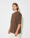 T-Shirt Maurice da Uomo Marrone Noce in Jersey Philippe Model - 3