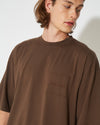 Men's T-Shirt in Jersey, Walnut Philippe Model - 5