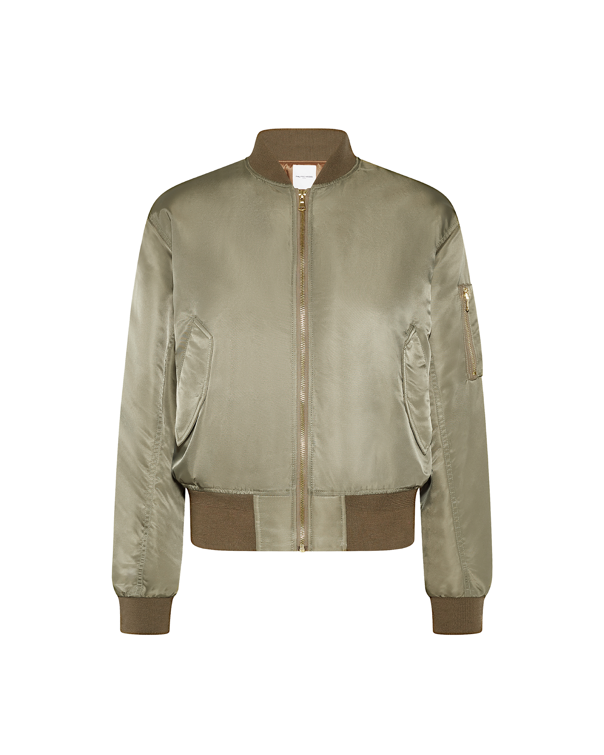 Giulliet Khaki Green Bomber jacket for Woman | Philippe Model