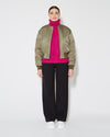 Jacke für Damen aus Jersey – Militärgrün Philippe Model - 6
