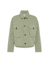 Jacke für Damen aus Nylon – Salbei Philippe Model