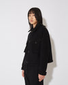 Jacke für Damen aus Wolle – Schwarz Philippe Model - 3