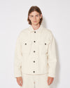 Men's Jacket in Denim, Ecru Philippe Model - 2
