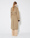 Coats - Jacket Women Nylon Khaki Philippe Model - 4