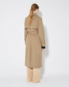 Manteau-veste femme en nylon, khaki Philippe Model - 4