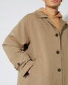 Abrigos: chaqueta en nailon para hombre - Verde caqui Philippe Model - 5