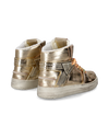 Sneakers Alte La Grande da Donna Platinium in Pelle Metal Philippe Model - 3