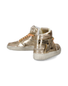 Sneakers Alte La Grande da Uomo Platinium in Pelle Metal Philippe Model - 6