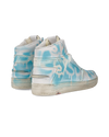 Sneaker mid La Grande donna - bianco e azzurro Philippe Model - 3