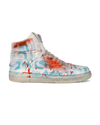 Sneakers Streetwear La Grande Men, Leather - Blanc Azul Rouge Philippe Model - 1