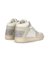 Women’s mid La Grande sneaker - butter and grey Philippe Model - 3