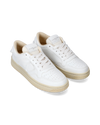 Women's Lyon Low-Top Sneakers in Recycled Leather, White Philippe Model - 2