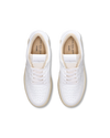 Flache Lyon Sneakers für Damen aus recyceltem Leder – Weiß Philippe Model - 4