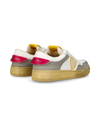 Sneakers Lyon Tennis Women White Fuchsia Yellow Philippe Model - 3