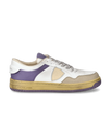 Sneakers Lyon da Donna con dettagli Glicine in Pelle Riciclata Philippe Model