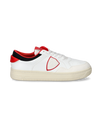 SNEAKERS LYON TENNIS MEN WHITE RED Philippe Model