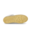Lyon Sneakers für Herren aus recyceltem Leder – Weiß, Gelb und Rot Philippe Model - 5