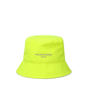 Sombrero de pescador de piel y nailon para hombre - Amarillo neón Philippe Model
