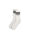 Chaussette Antoine in Cotton, White Black Philippe Model