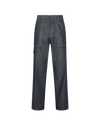 Men's Trousers in Denim And Leather, Blue Philippe Model