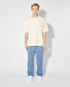 Men's Trousers in Denim And Leather, Light Blue Philippe Model - 6