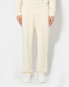 Men's Trousers in Jersey, Ecru Philippe Model