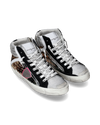 Women's Prsx Sneakers in Leather And Paillettes Details, Bronze Philippe Model - 2