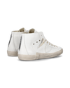 Zapatilla alta Prsx High para mujer - blanca Philippe Model - 3