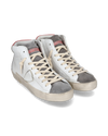 Sneaker casual Prsx da donna in pelle - Antracite e bianco Philippe Model