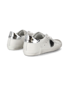 Basket basse Prsx femme - blanc et argent Philippe Model - 3