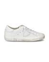 Women's Prsx Low-Top Sneakers in Leather, White Philippe Model