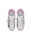 Women's low PRSX sneaker - aquamarine Philippe Model - 4