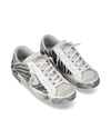 Flache PRSX Sneakers für Damen – Silberkristalle Philippe Model - 2