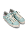 Baskets tennis Prsx femme turquoise et vert Philippe Model