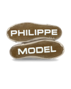 Flacher PRSX Sneaker für Damen aus Craquelé-Leder – Wassergrün Philippe Model - 5
