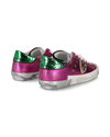Flache Prsx Sneakers für Damen aus Leder – Fuchsia Philippe Model - 3