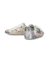 Flache PRSX Sneakers für Damen – Weiß und Silber Philippe Model - 6
