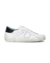 Women's Prsx Low-Top Sneakers in Leather, White Black Philippe Model - 1