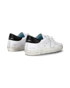 Women's Prsx Low-Top Sneakers in Leather, White Black Philippe Model - 3