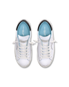 Flache PRSX Sneakers für Damen – Weiß & Schwarz Philippe Model - 4
