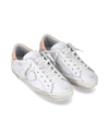 Women's Prsx Low-Top Sneakers in Leather, Nude White Philippe Model