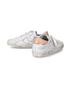 Women's Prsx Low-Top Sneakers in Leather, Nude White Philippe Model - 6