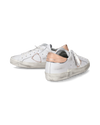 Flache Prsx Sneakers für Damen aus Leder – Nude und Weiß Philippe Model - 6