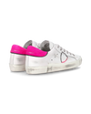 Flache Sneakers PRSX für Damen – Weiß und Fuchsia Philippe Model - 3